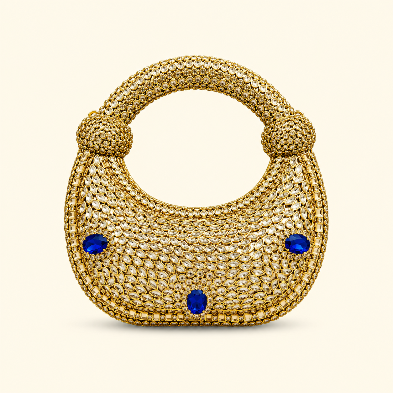 Royal blue clutch