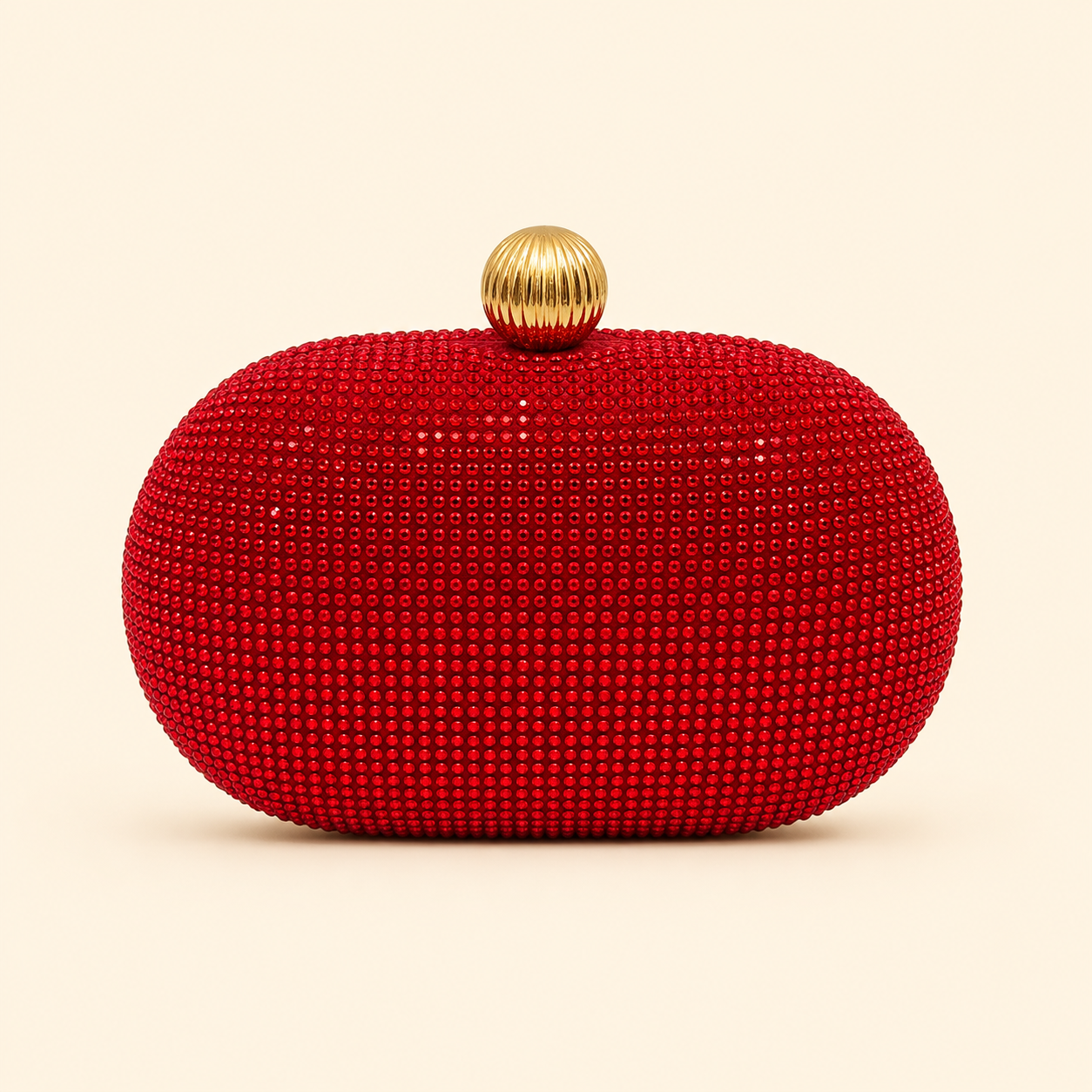 Scarlet Luxe Clutch
