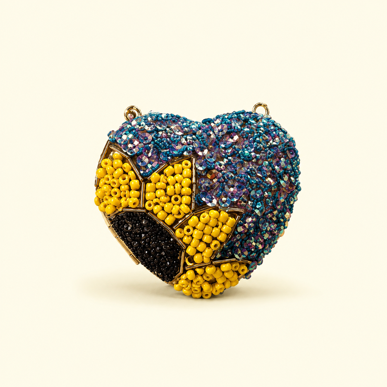 Heart clutch sunflower