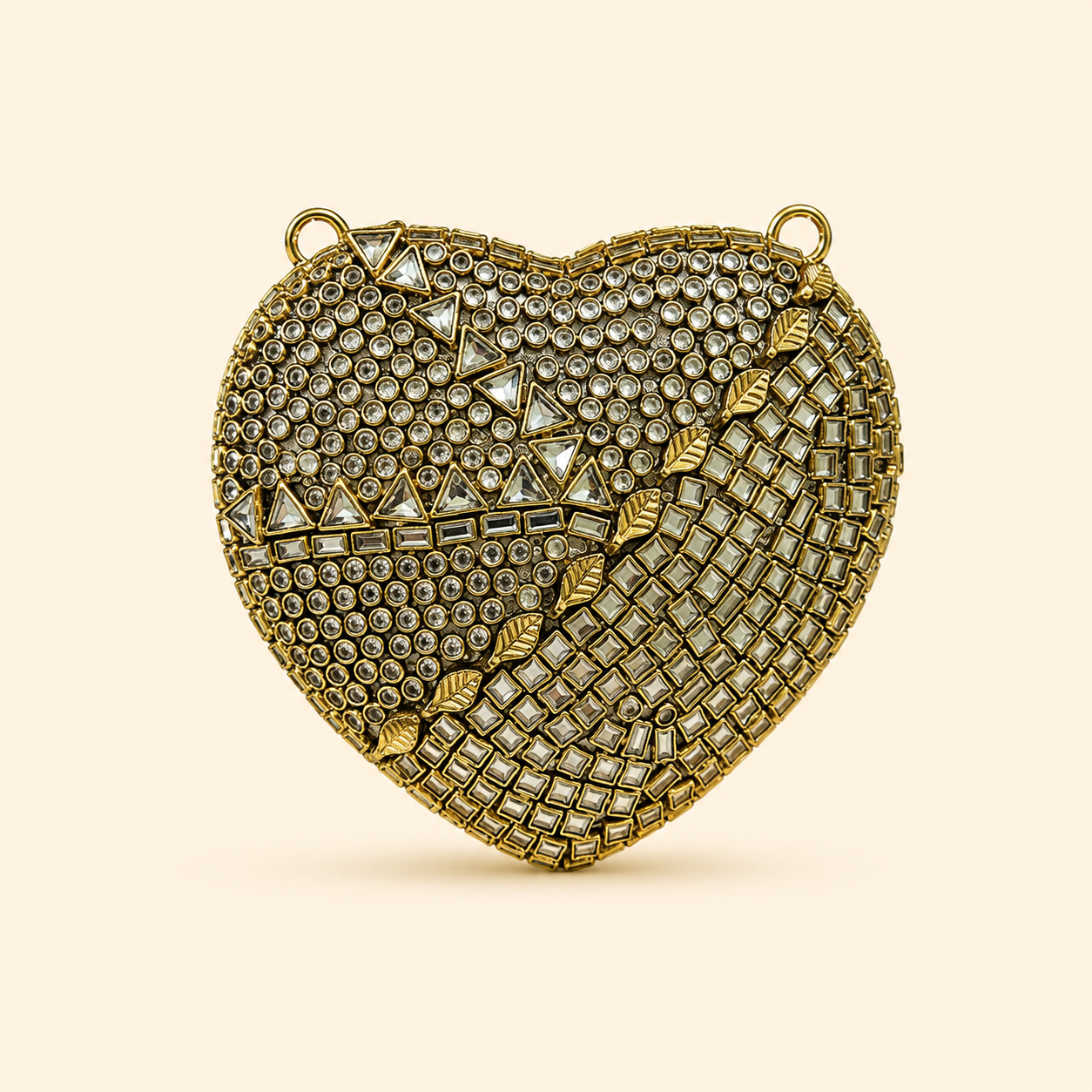 Mehfil Gem Clutch pearl chain