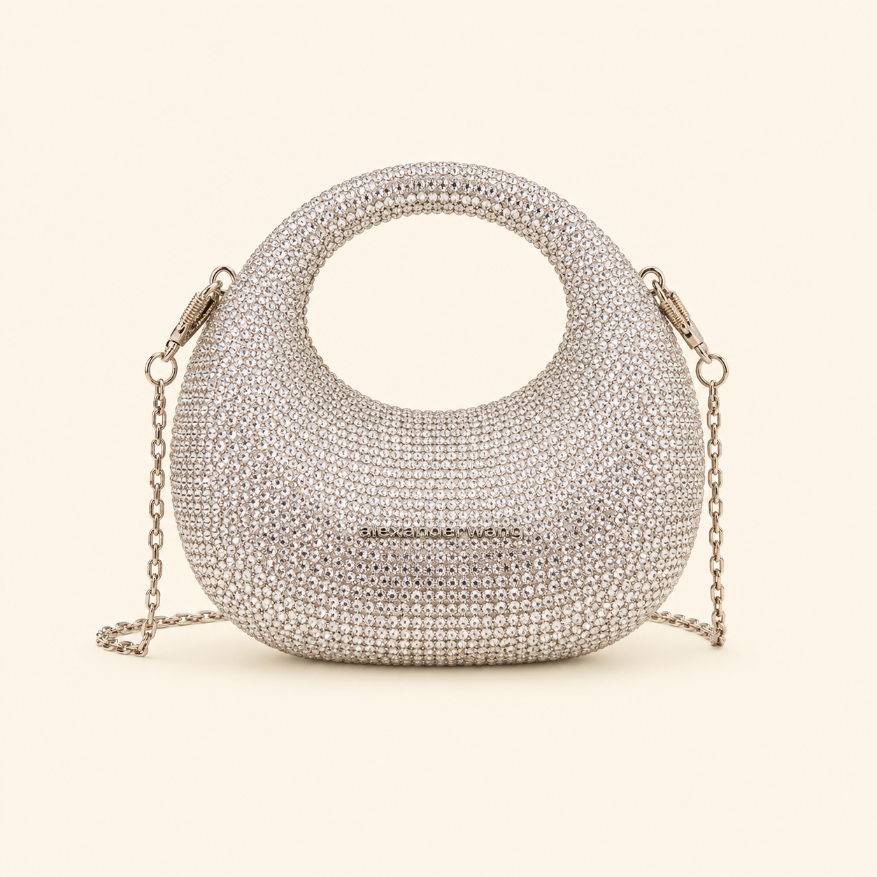 SILVER GLAM CLUTCH