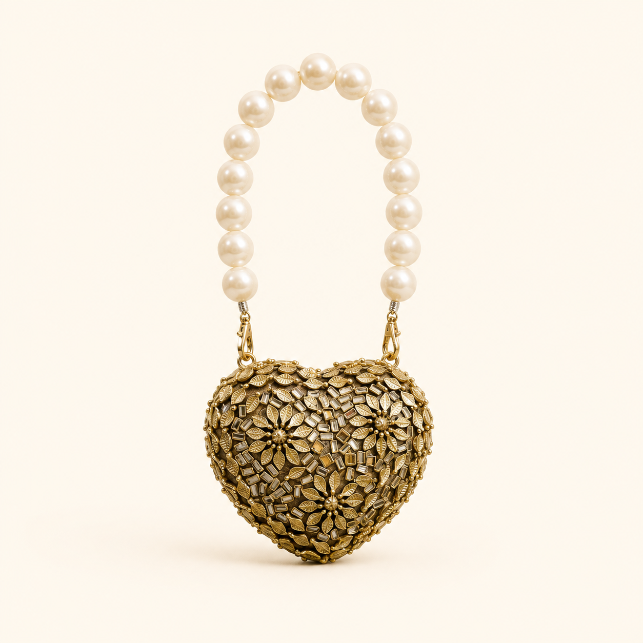 Noor-e-Dil Clutch with pearl chain