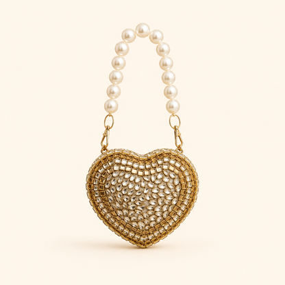 Mini kundan heart ( random articles )