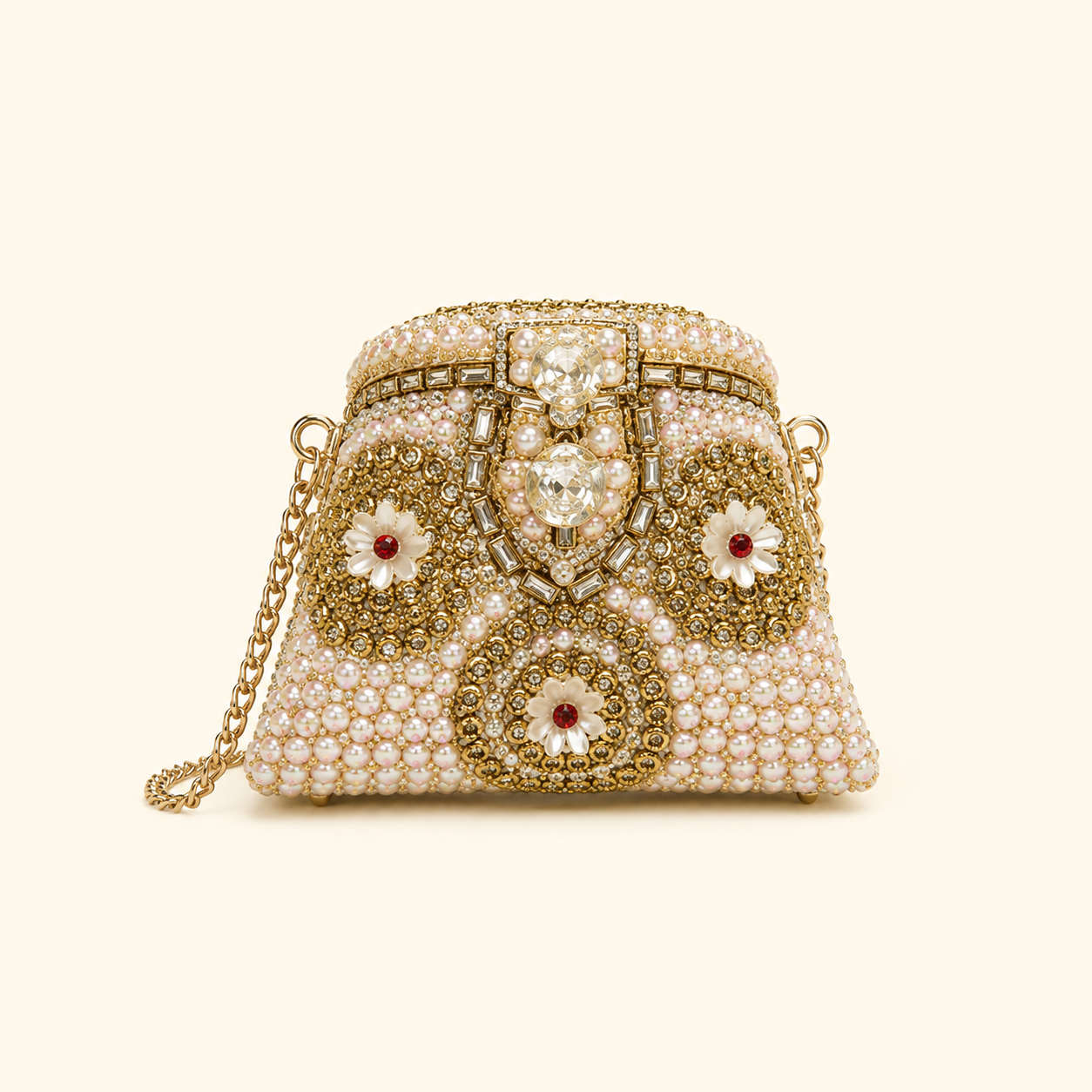 Crimson Crown Clutch
