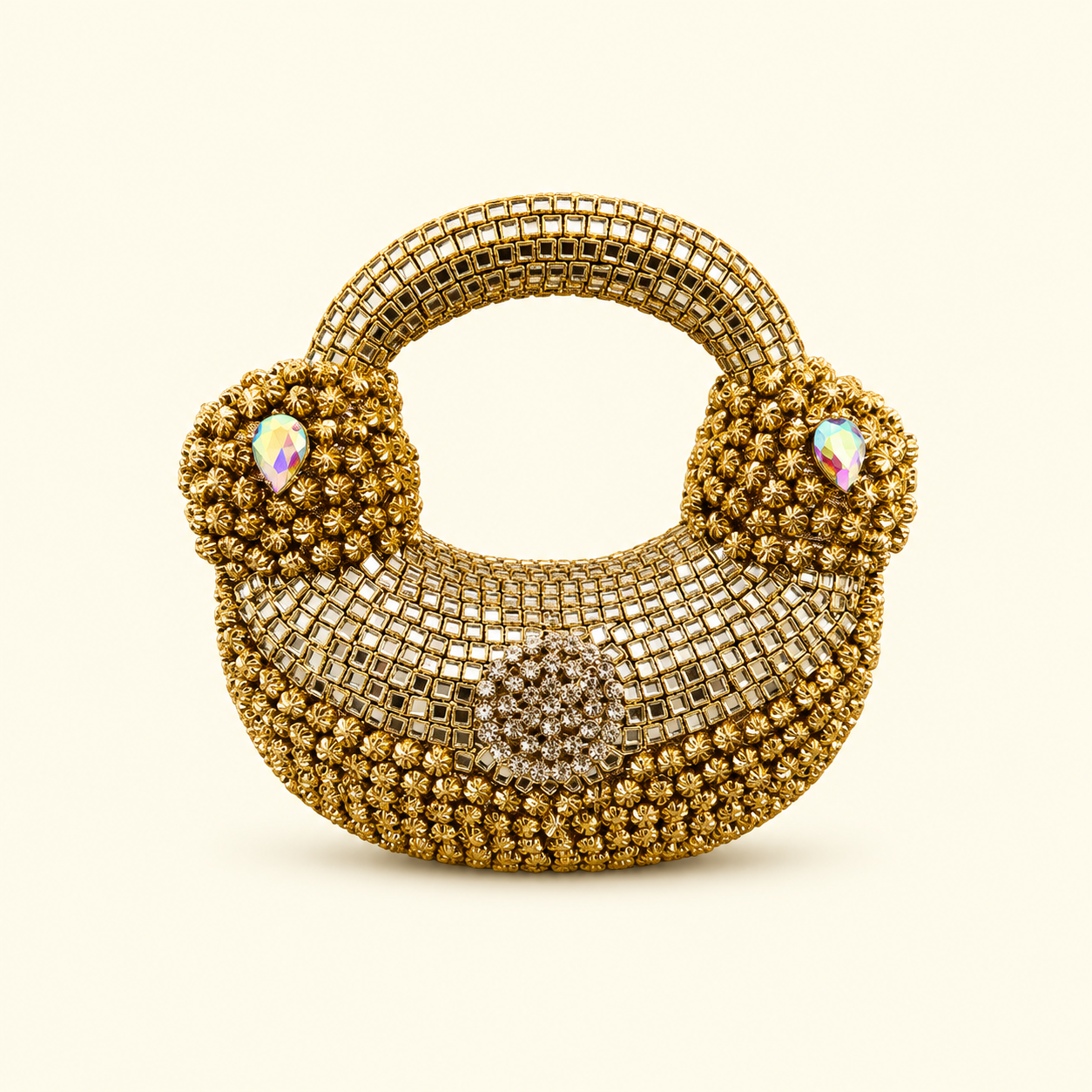 Classic kundan clutch