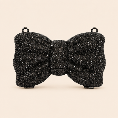 Midnight Noir Bow Clutch (4 colours )