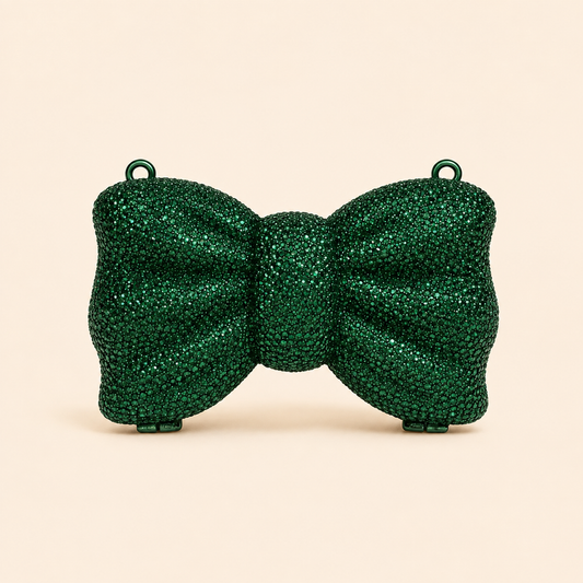 Midnight Noir Bow Clutch (4 colours )