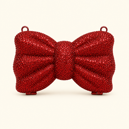 Midnight Noir Bow Clutch (4 colours )