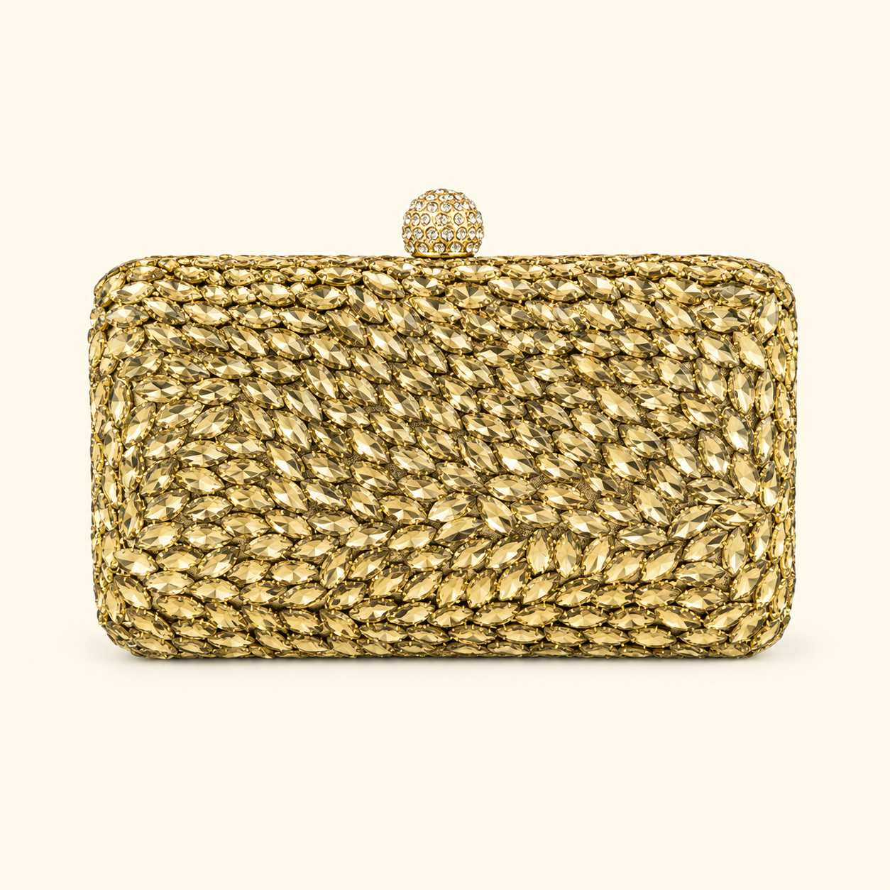 Royal Crystal Knot Clutch
