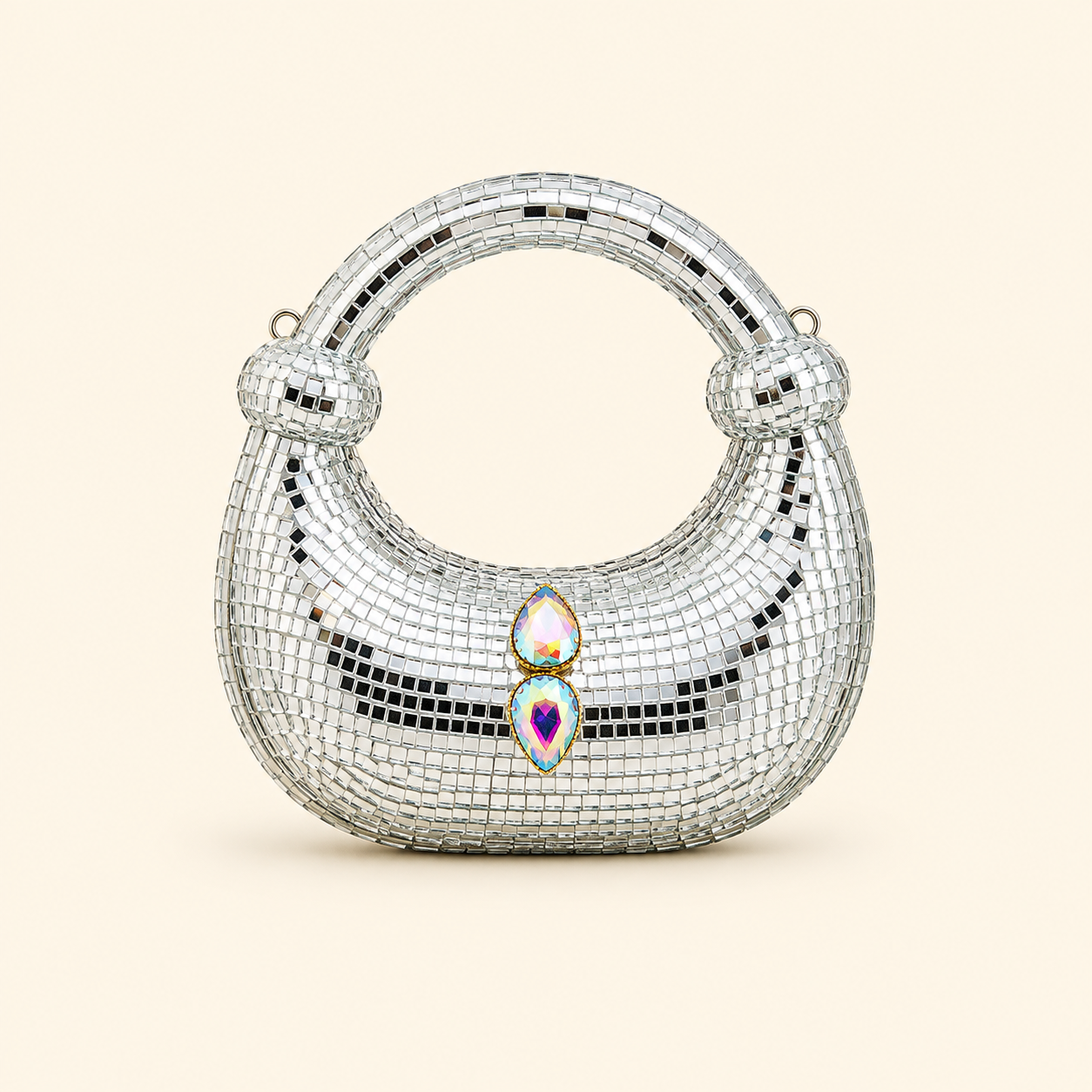 SILVER LUXE FANCY PURSE