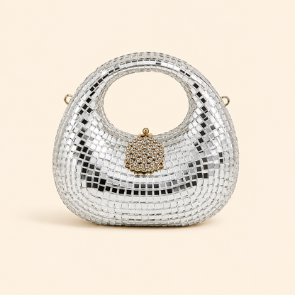 SILVER LUXE FANCY PURSE
