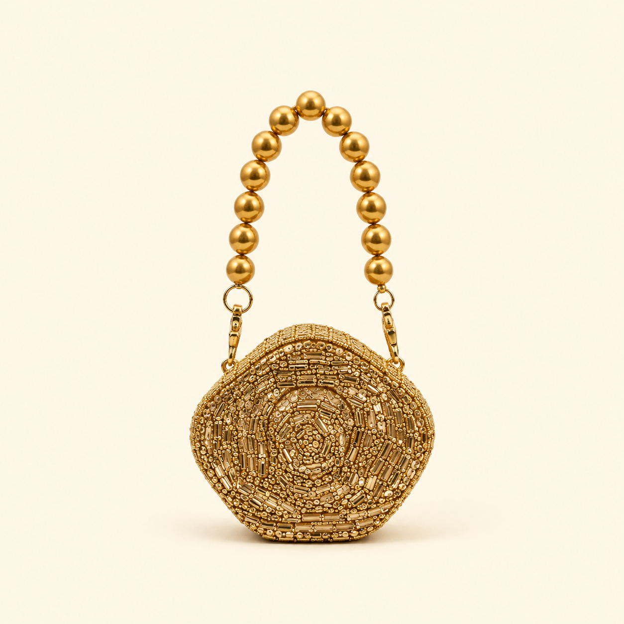 Royal Kundan Flower Clutch