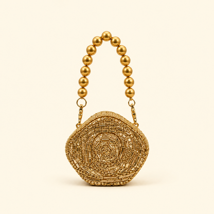 Royal Kundan Flower Clutch
