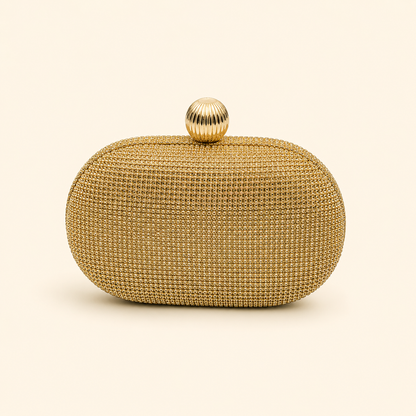 Scarlet Luxe Clutch
