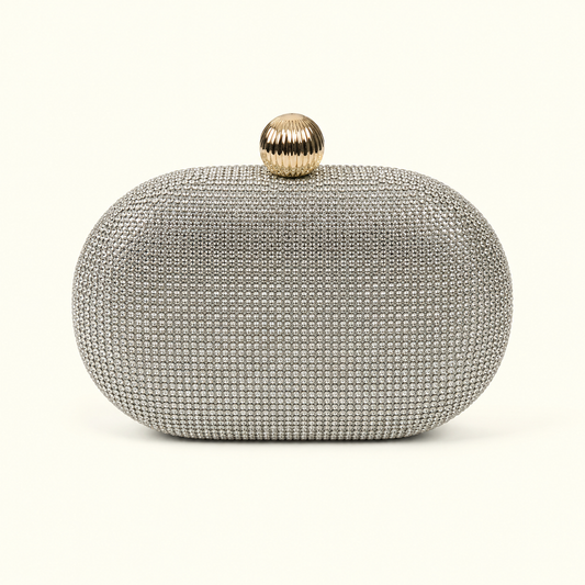 Scarlet Luxe Clutch