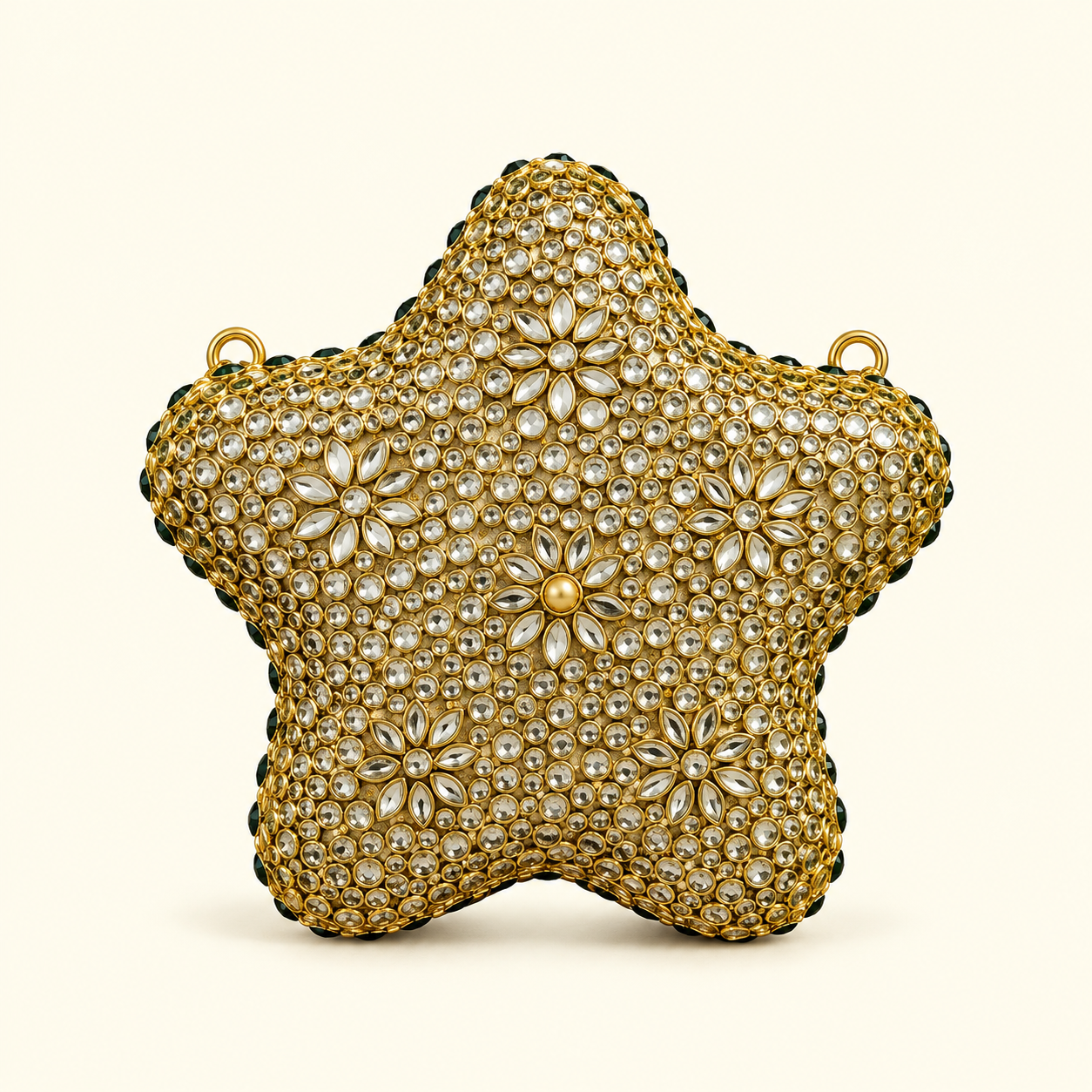 Star clutch kundan