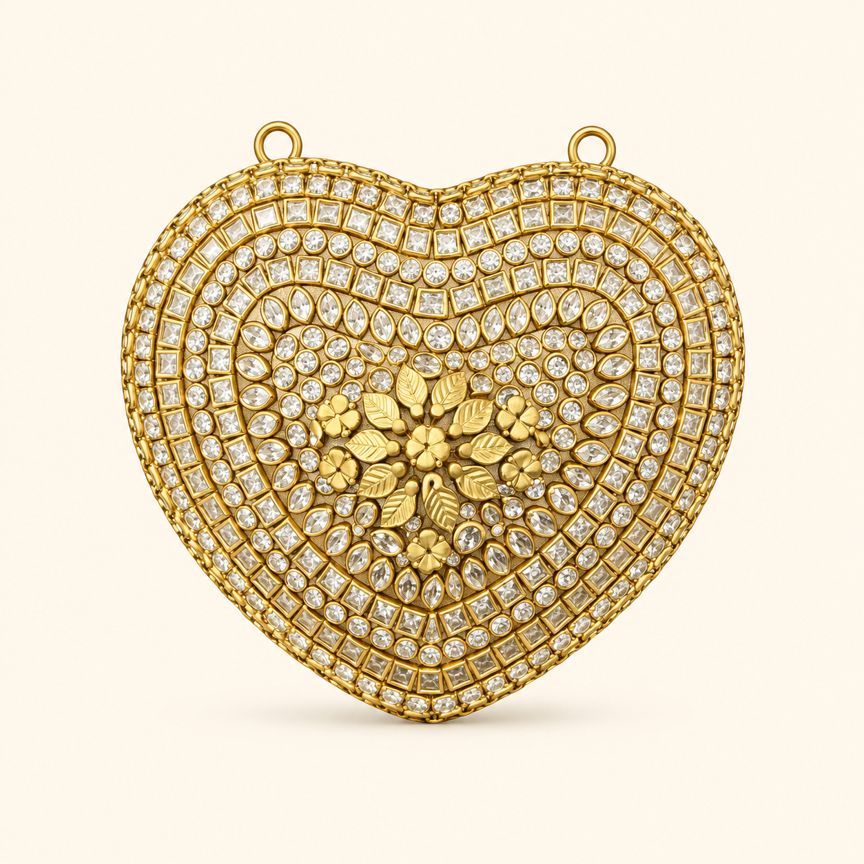 KUNDAN MINI HEART(flower)