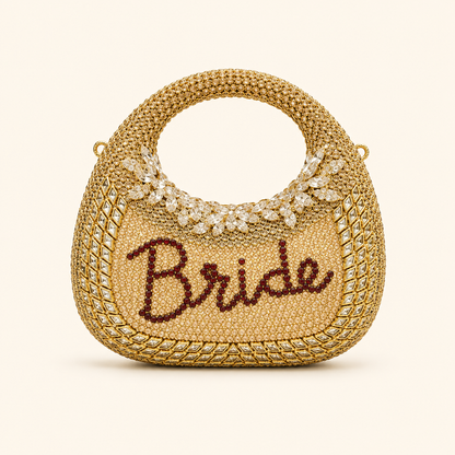 Royal Bride Swarovski Kundan Clutch
